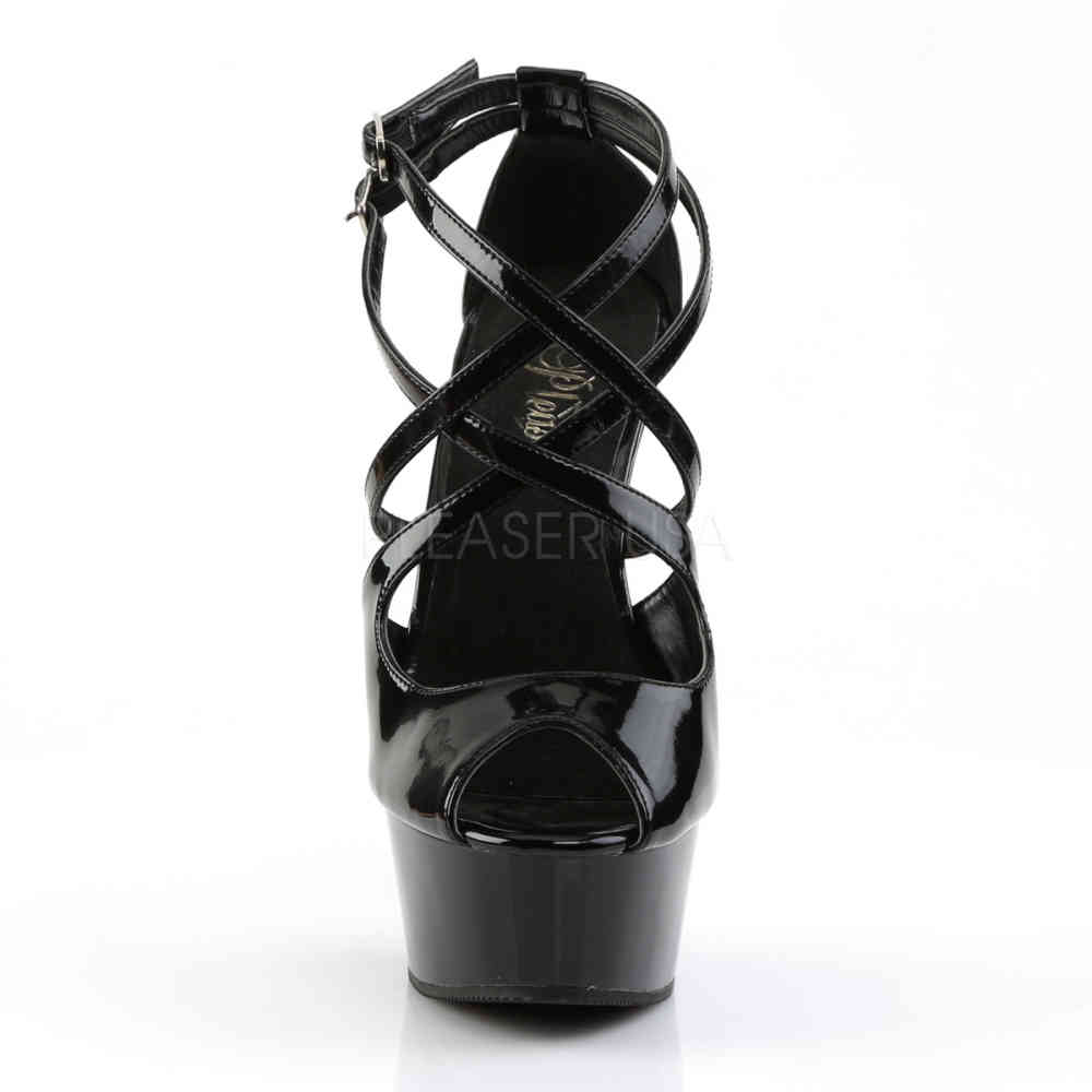 Pleaser - DELIGHT-612 Talons hauts - Noir